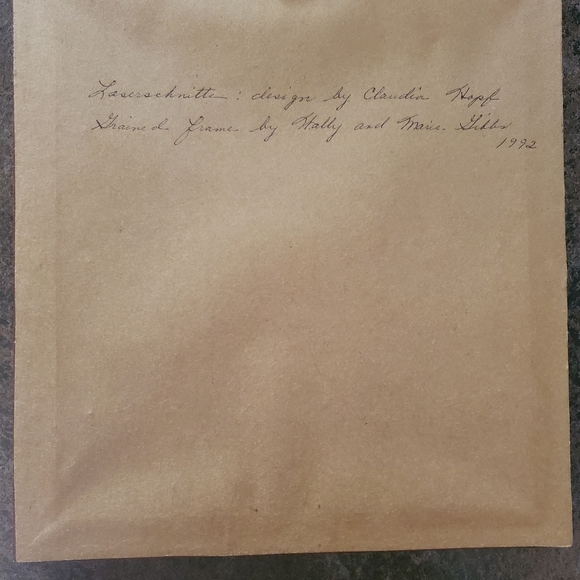 Vintage Scherenschnitte/Laserschnitte - signed & dated - Picture 2 of 8